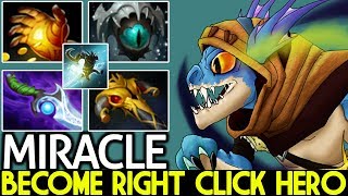 Miracle- [Slark] Become Right Click Hero New Pro Style 7.22 Dota 2