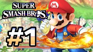 Super Smash Bros Wii U: Training Amiibo Mario Round 1