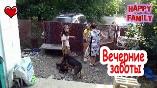Кто чем занят вечерком? Веселая семейка
