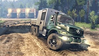 Обзор. Mercedes-Benz Zetros v02.04.17 для Spin Tires 03.03.16