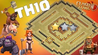 Th10 War Base 2017 Anti 2 Star With Replay Anti 2 Star Anti 3 Star Anti Valkyrie Anti Lavaloon