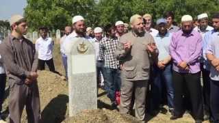 Шейх Хамзат Чумаков на похоронах Залины Харсиевой, умершей  в ЦРБ г.Малгобек