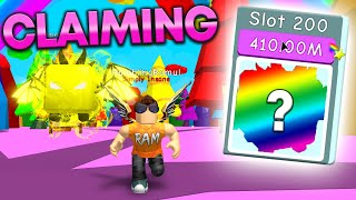 CLAIMING THE NEW FINAL REWARD PET IN BUBBLE GUM SIMULATOR