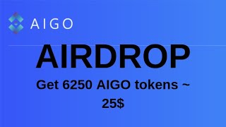 Airdrop AIGOPAY Как получить 6250 AIGO tokens ~ 25$... #aigo #ethereum #airdrop