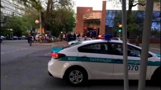 СРОЧНО23.05.18!!!БОМБА В БИЗНЕС ЦЕНТРЕ АЛМАТЫ!!!