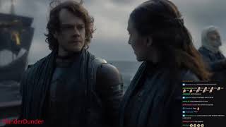 Game of Thrones 8x01 Theon Saves Yara Twitch Reaction