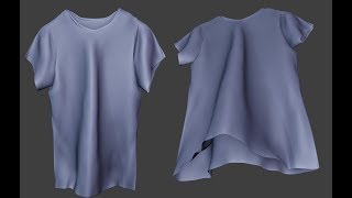 Creating a realistic Shirt in Blender for Beginners