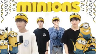 Treasure 13 being minions || Banana song by Jeongwoo,Junghwan,Haruto and Jaehyuk