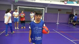 Bola na Barra com a equipa de Iniciados de Futsal do GD Gafanha
