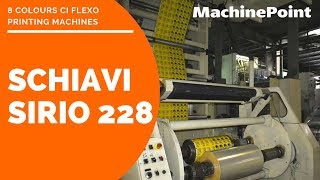 SCHIAVI Sirio 228 8 Colours CI Flexo Printing Machines | SCHIAVI Machines