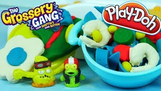 Play Doh Kuchnia • Pokaz kulinarny zgnilaków • Grossery Gang • Bajki i kreatywne zabawki