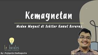 Fisika Kelas 9 - Kemagnetan (3) - Medan Magnet Disekitar Kawat berarus, Aturan Tangan Kanan