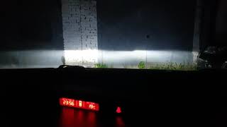 Светодиодные лампы H7 Kia ceed тест у стены