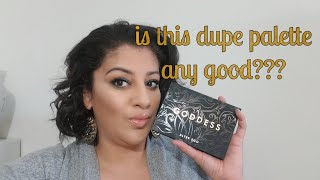 First Impression Friday | Alter Ego Goddess Palette | Is this Dupe Palette Any Good???