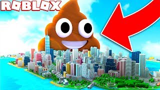 ROBLOX POOP SIMULATOR! (BECOMING THE BIGGEST POOP)
