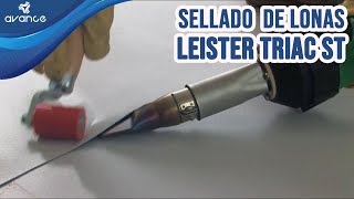 Equipo para sellado de lonas Leister Triac ST, diseño ergonómico, ligero y funcional.