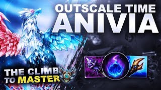 OUTSCALE TIME WITH ANIVIA! - Climb to Master | League of Legends