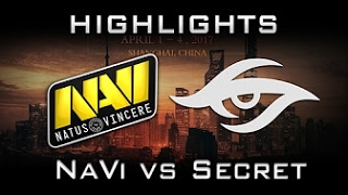 Na`Vi vs Team Secret, DAC 2017, game 1, Лучшая игра, Best game, Русские комментаторы