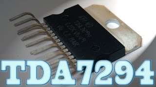 Самодельный усилитель на 100W TDA7294. Мини обзор