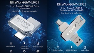 BlitzWolf® USB флешки с OTG Type-C USB 3.0