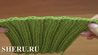 Эластичное закрытие петель в резинке 2х2. Урок 14