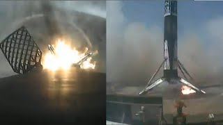 SpaceX Starlink 24 launch & Falcon 9 first stage landing, 7 April 2021