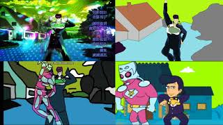 Jojo's Bizarre Adventure Opening 5 -Paint Version- COMPILATION