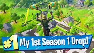 My First Chapter 2 Season 1 Drop - Fortnite Battle Royale