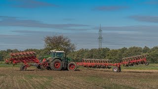 ★Pflügen XXL★18 Schaare gezogen von 2 Fendt (Tag und Nacht) |#GregoireBesson #Pöttinger|