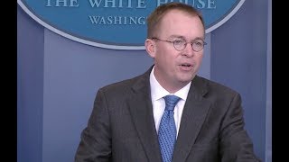 White House Press Briefing On Government Shutdown - Full Event