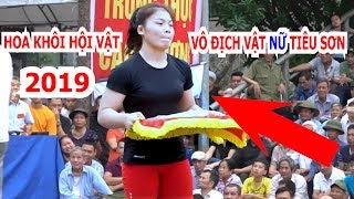 Đô vật nữ Giải nhất xinh đẹp không có đối thủ hội vật Tiêu Sơn 2019