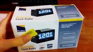 Unboxing & Обзор: Радиочасы с проектором "Tesler CR-320 Black"