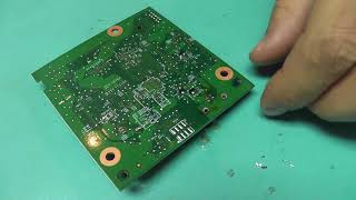 Замена USB гнезда принтера (repair USB printer board)