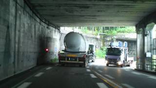 【ZOOM Q3HD車載】アルペンルート車両回送5/9 新潟県青海→富山県朝日町
