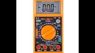 Цифровой мультиметр KT890 с термопарой. Измерительный прибор KEMOT.