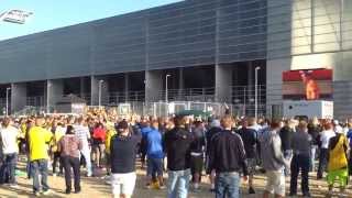 Brøndby sejr i Horsens - målet udenfor stadion.