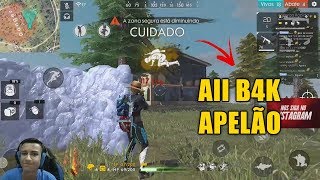 B4K FAZ JOGADA ANORMAL CONTRA PROPLAYERS, GOD WINS MATA EL CRAZY - Melhores momentos free fire
