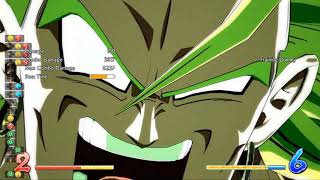 DBFZ Post-combo Broly setups.