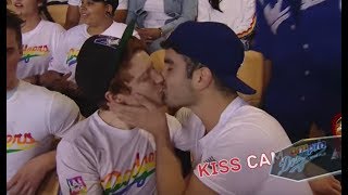 The Dodgers featured 7 gay couples on Kiss Cam for Pride Night