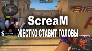 ScreaM ЖЕСТКО СТАВИТ ГОЛОВЫ С DEAGLE