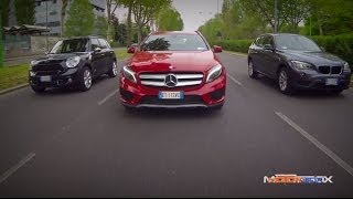 Mercedes GLA vs BMW X1 vs Mini Countryman