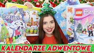 KALENDARZE ADWENTOWE Z ZABAWKAMI LEGO FRIENDS DOH VINCI PLAY DOH FROZEN MINIONKI