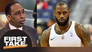 Stephen A. reacts to LeBron James not supporting changes to NBA playoff format | First Take | ESPN