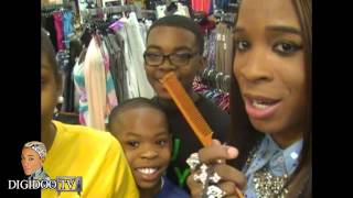 Aunt T Jackie / DigiDoo Gets Mobbed by DOZENS of FANS at East Dale Mall Montgomery