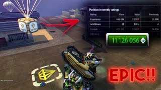 Tanki Online - Epic Gold Box Montage #42 + Garage Upgrade Striker M4! Tанки Онлайн