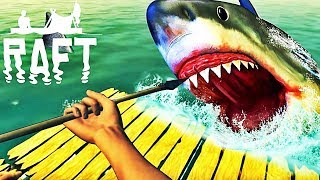 JE ME SUIS FAIT ATTAQUER PAR UN REQUIN ! | Raft #4