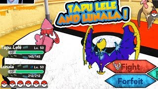 TAPU LELE AND LUNALA IN POKEMON BRICK BRONZE!!