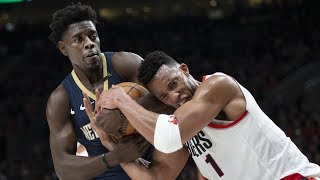 Pelicans Steal Game 1! Jrue Holiday Clutch Block! 2018 NBA Playoffs