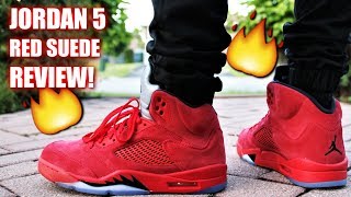 Air Jordan 5 RED SUEDE REVIEW | Must have summer Jordan?
