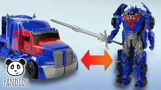 ⭕ Transformer Optimus Prime - Spielzeug ausgepackt und angespielt - Pandido TV